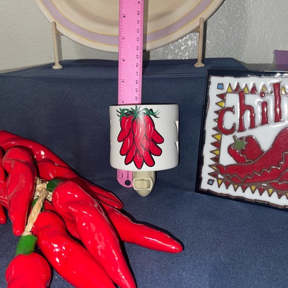 Huge Lot Vintage Chilli Pepper Kitchen Home Decor - Picture 8 of 11